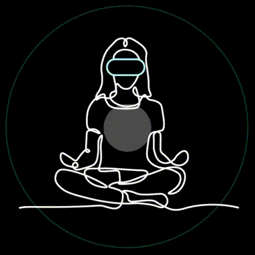 Mandala color intensity tracking real-time concentration from EEG.
