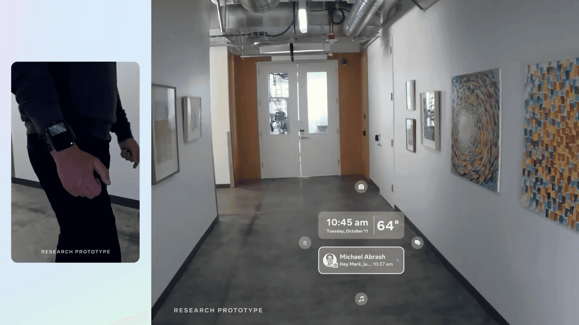 Gesture interaction prototype exploring hand-driven input in mixed reality.